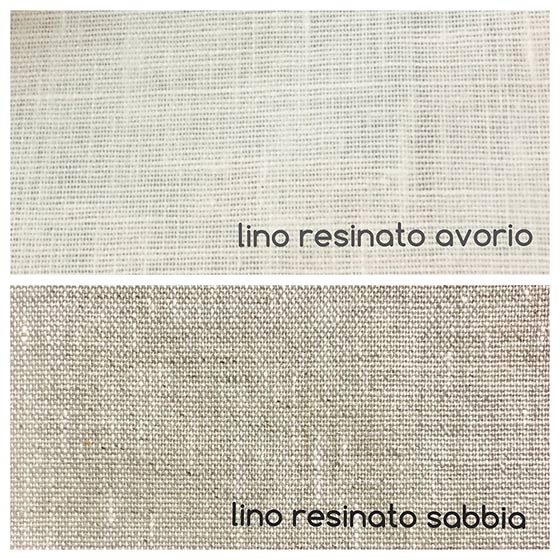  LINO RESINATO  colori AVORIO e SABBIA ANTICA DITTA MIGLIORATI